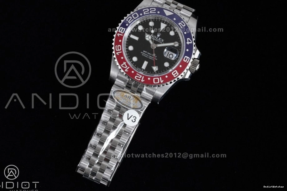 Master Timeless 862 New ARF SH3285 Jubilee BLRO (UV 126710 Bezel 1:1 Pepsi GMT Edition On 904L Bracelet II V Best SS ) 0312
